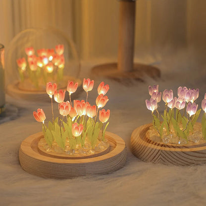 Handmade Tulip LED Night Light