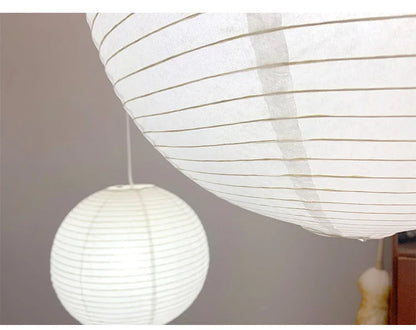 Handmade Vintage Rice Paper Pendant Light