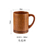 Handmade Wooden Big Belly Mug