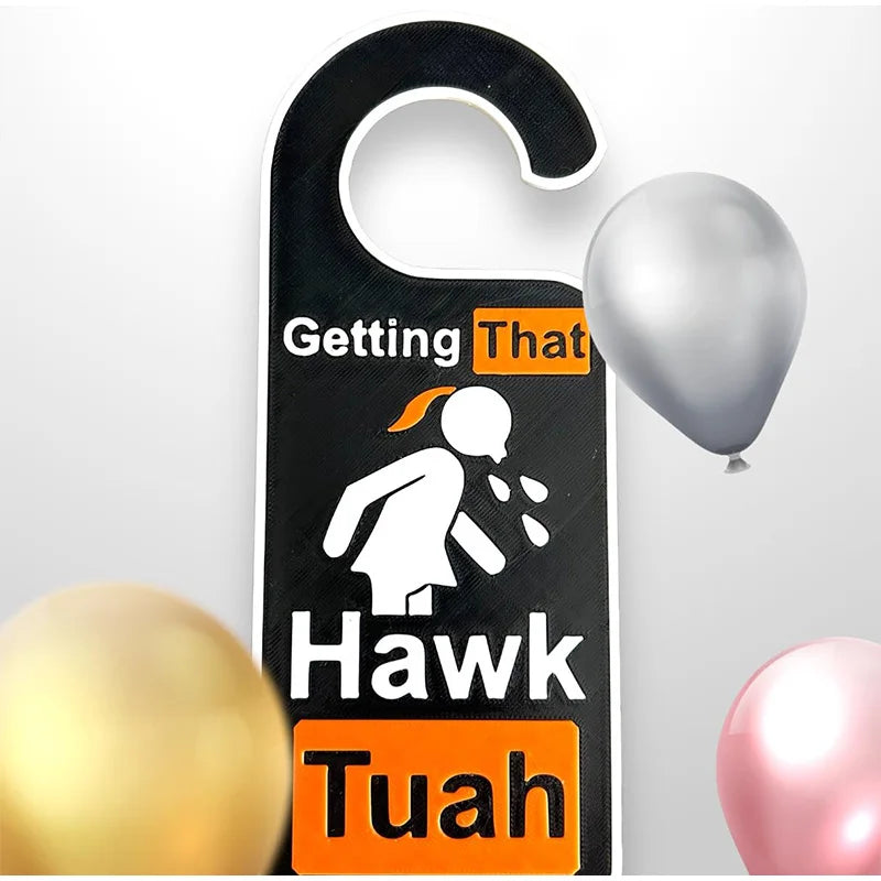 Hawk Tuah Acrylic Door Handle Hook