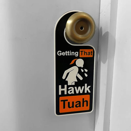 Hawk Tuah Acrylic Door Handle Hook