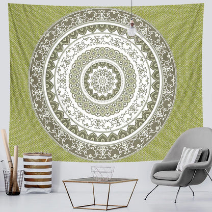 Decobites Vintage Gradient Mandala Tapestry: Hippie Bohemian Decor Sheet & Yoga Mat