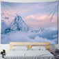 Decobites Sunrise Mountains Rivers Tapestry Wall Hanging Psychedelic Home Decor