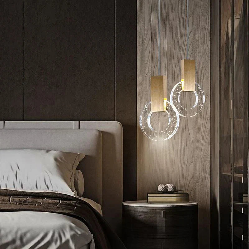 DecorBites™ Gold Crystal Pendant Lights - Luxury Home Decor