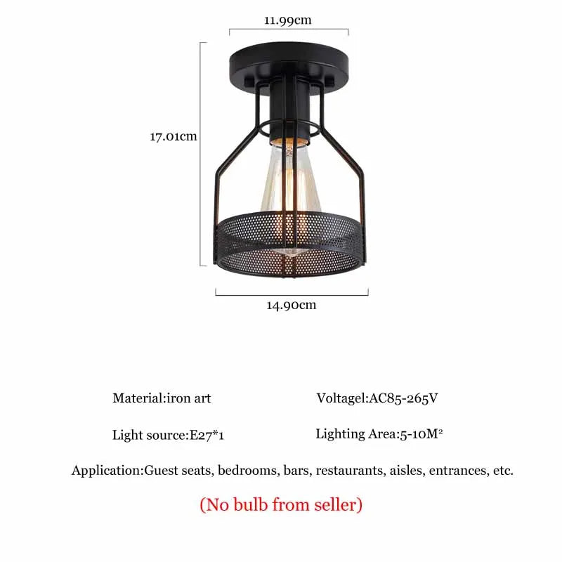 Vintage Industrial Ceiling Light