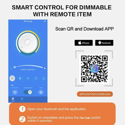 DecorBites™ Dimmable LED Ceiling Light for Living Room and Bedroom