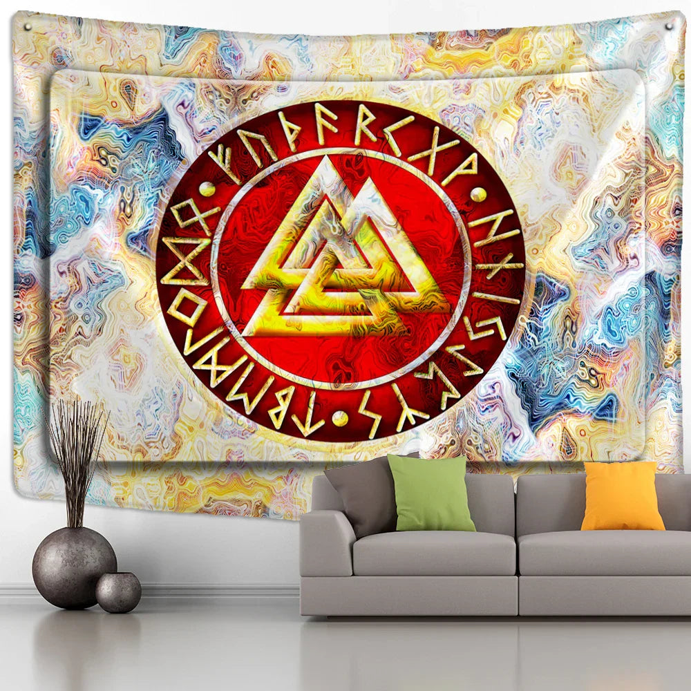 Decobites Psychedelic Reaper Wall Tapestry Mystery Decor for Witchcraft Room