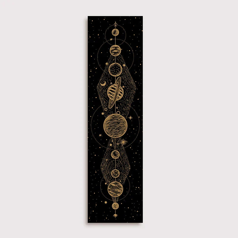 Decobites Lunar Eclipse Moon Phase Tapestries Psychedelic Wall Hanging