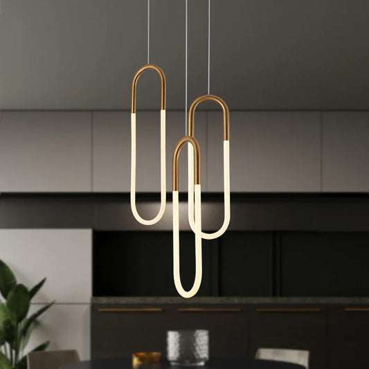 DecorBites™ Gold Pendant Lights Energy Saving for Living Room Hanglamp