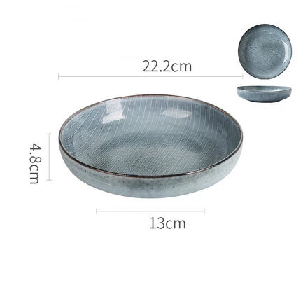 DecorBites™ Japanese Style Ceramic Dinnerware Set