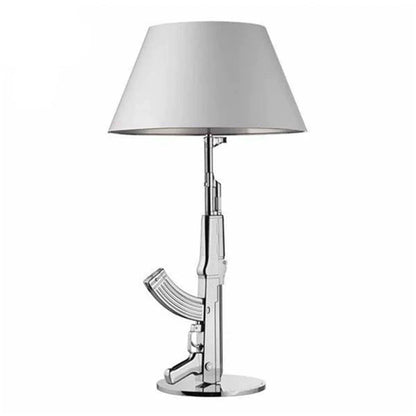 DecorBites™ Luxe Gold AK47 LED Floor Lamp for Modern Living Room & Bedroom Decor