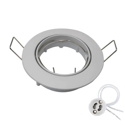 DecorBites™ Adjustable LED Ceiling Downlight GU10/MR16 Lamp Socket Holder Spot Lights Base