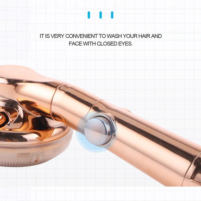 DecorBites™ High Pressure 3-Function Shower Head for Magic Massage and Water Saving