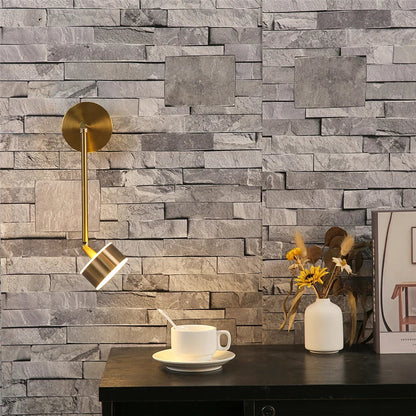 DecorBites™ Adjustable Direction Simple LED Wall Light - Nordic Gold Iron Art Wall Lamp