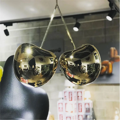 Lámpara colgante dorada DecorBites™ para sala de estar, bar o comedor - Diseño italiano