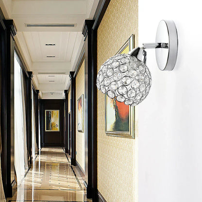Aplique de pared de cristal DecorBites™: Lámpara de pared moderna para mesilla de noche, ideal para la decoración del hogar.