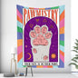 Decobites Tarot Cat Paw Psychedelic Tapestry Hippie Bohemian Bedroom Decor