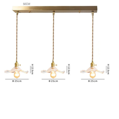 DecorBites™ Green Glass Hanging Light: Modern LED Pendant Lamp for Living and Dining Room