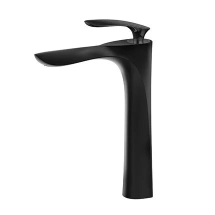 Decorbites™ Grifo de Lavabo Dorado con Asa Única Mezclador de Agua Caliente y Fría Montaje en Cubierta