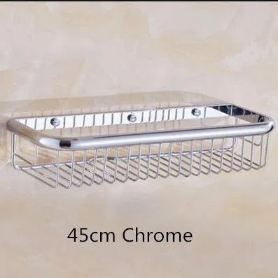 DecorBites™ Gold & Black Corner Shelf: Brass Bathroom Shelves for Stylish Storage