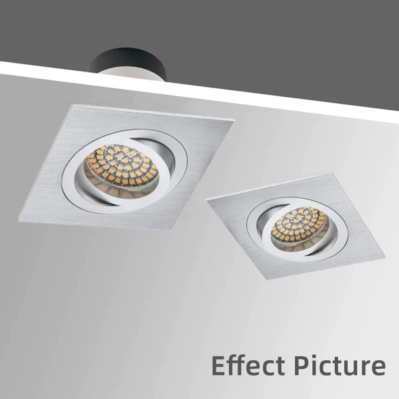 DecorBites™ Adjustable LED Ceiling Downlight Frame with GU10/MR16 Holder for Spot Lighting