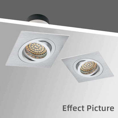 DecorBites™ Adjustable LED Ceiling Downlight Frame with GU10/MR16 Holder for Spot Lighting