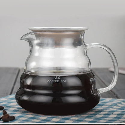 DecorBites™ Cloud Glass Coffee Kettle 800ml