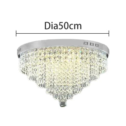 DecorBites™ Crystal Chandelier Ceiling Lamp - Entrance Kitchen Chandeliers Fixtures Home Decor