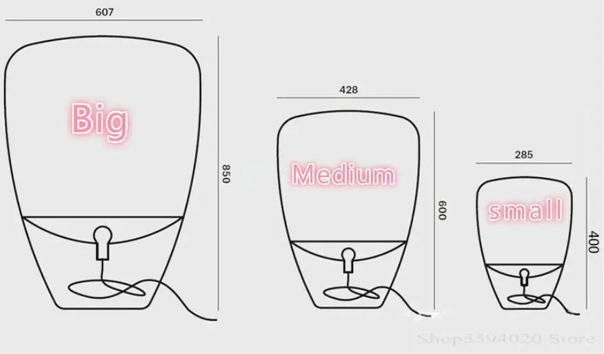 DecorBites™ Glass Balloons Floor Lamp | Industrial Standing Lamp for Bedroom & Living Room