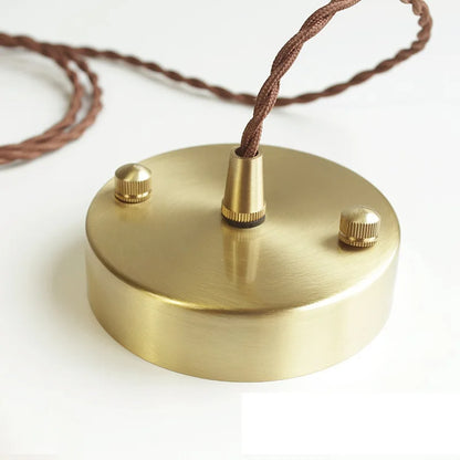 DecorBites™ Glass Copper Pendant Light: Modern Nordic Style Hanging Lamp for Kitchen, Dining, and Living Room