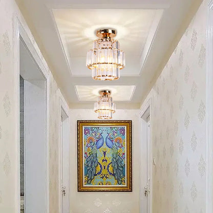 DecorBites™ K9 Crystal Pendant Light LED Ceiling Lamp Nordic Chandelier for Living Room