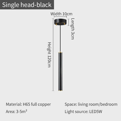 مجموعة DecorBites™‎ ثريا نحاسية لغرفة النوم وشمعدان حائطي حديث للبار