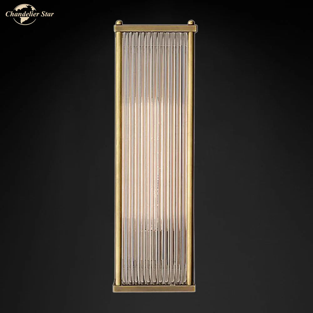 Decorbites™ Kristall-Wandleuchte Retro Vintage Wandlampe Innenraum LED-Beleuchtung
