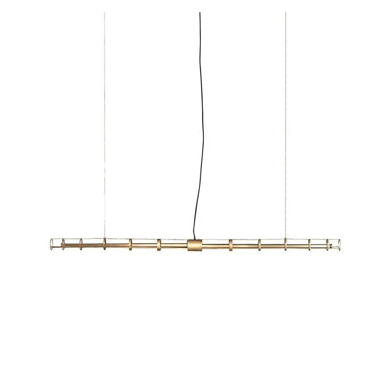DecorBites™ Glass Chandelier: Nordic Minimalist Dining Room & Office Decoration Lamps