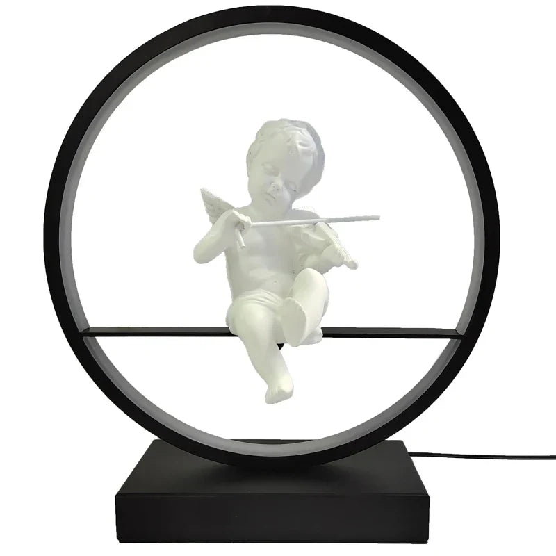 DecorBites™ Dimmable Angel Table Lamp for Dream Bedroom Decor & Warm LED Lighting