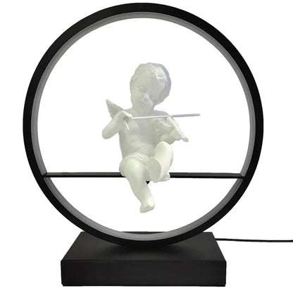 DecorBites™ Dimmable Angel Table Lamp for Dream Bedroom Decor & Warm LED Lighting
