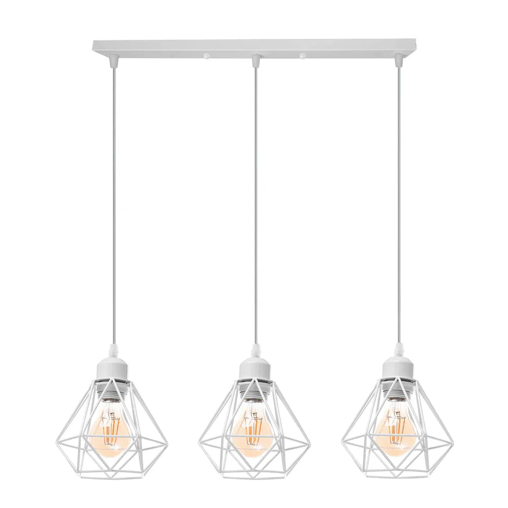 DecorBites™ Iron Frame Pendant Chandelier for Restaurant Teahouse Lighting