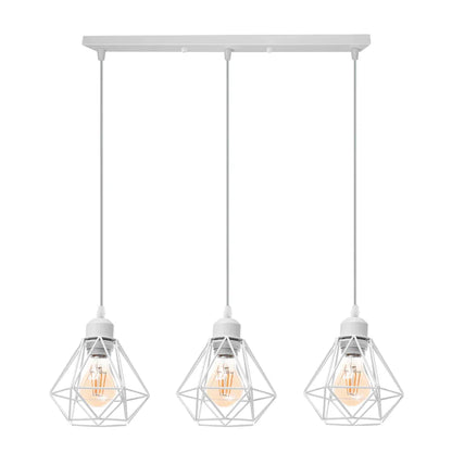 DecorBites™ Iron Frame Pendant Chandelier for Restaurant Teahouse Lighting