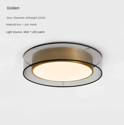 DecorBites™ LED Ceiling Light: Minimalist Nordic Round Lighting Fixture for Living Room, Bedroom, Dining Room