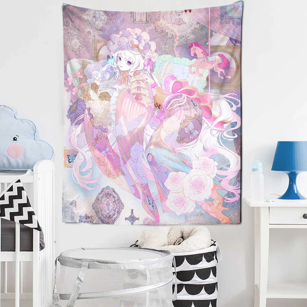 DecorBites™ Japanese Animation Mandala Carpet Wall Hanging