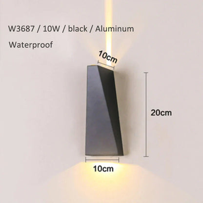 DecorBites™ Dual Head 10W LED Wall Lamp for Bedroom Foyer, Waterproof Modern Outdoor Fixture