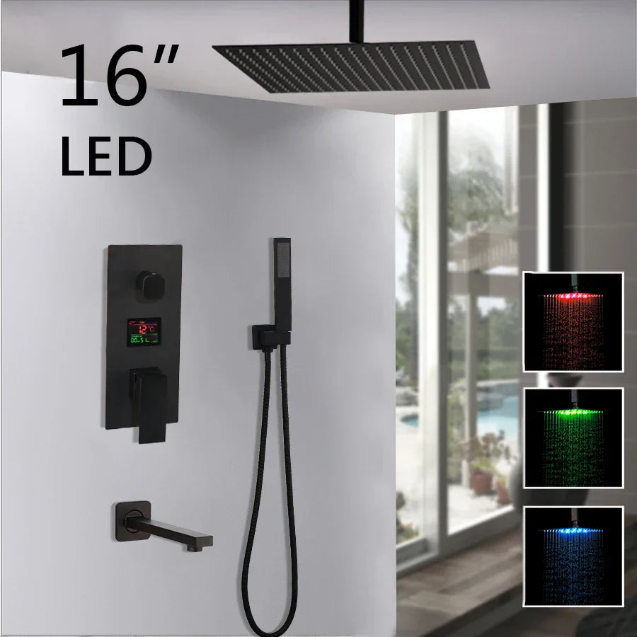 DecorBites™ Digital Display Shower Faucet Set with 3 Functions