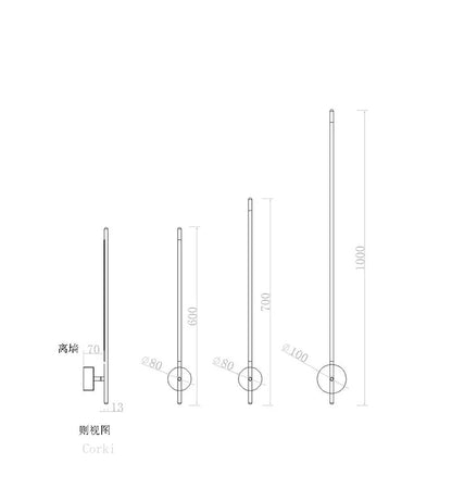 DecorBites™ Gold Geometric Wall Lamp for Living Room, Bedroom, and Hotel Aisle