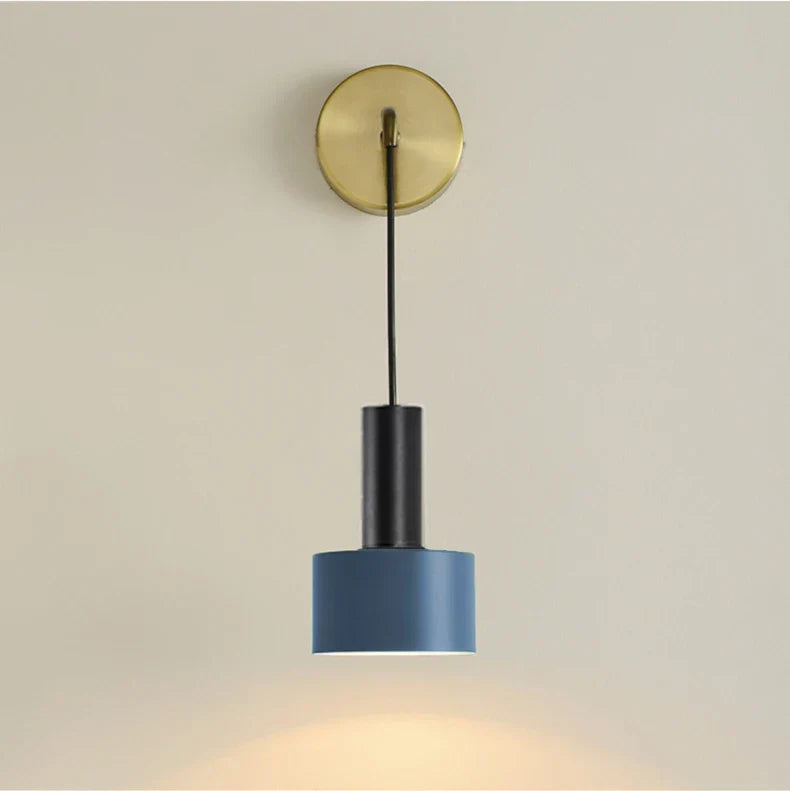 DecorBites™ Brass Wall Lamp: Minimalist Nordic Style Sconce for Living, Bathroom, Aisle Lighting