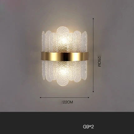 DecorBites™ Golden Stainless Steel LED Designer Chandelier for Dining Room