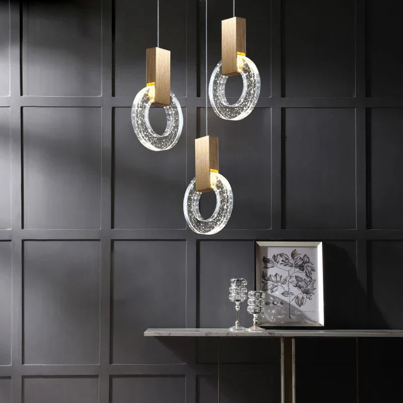 Luces de Lámparas de Cristal Dorado Decorbites™ - Decoración de Hogar de Lujo