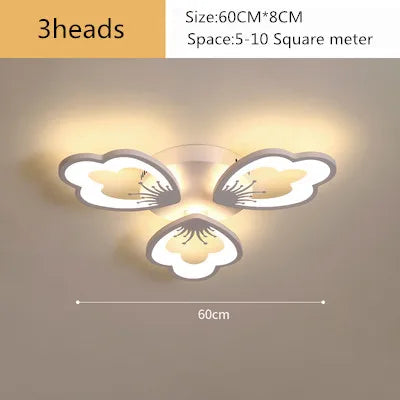 Acrylic Lotus LED Chandelier