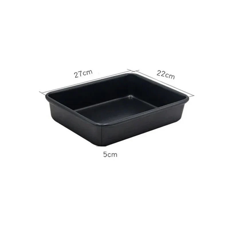 DecorBites™ Carbon Steel Cake Baking Tray Non-Stick Bread Mold Bakeware