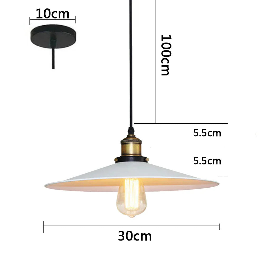 Decorbites™ Industrielle Hängelampe - Vintage Retro Kronleuchter LED Deckenleuchte