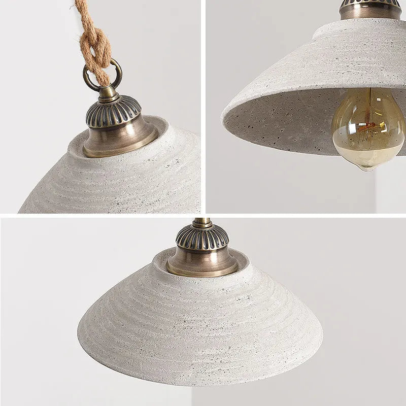 DecorBites™ Cement Loft Style Industrial Pendant Light LED Luminaria